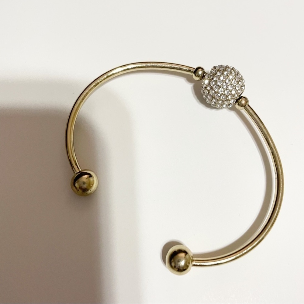 Express Gold Tone Bangle - Picture 3 of 11